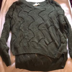 Green, knit Urban Outfitters sweater